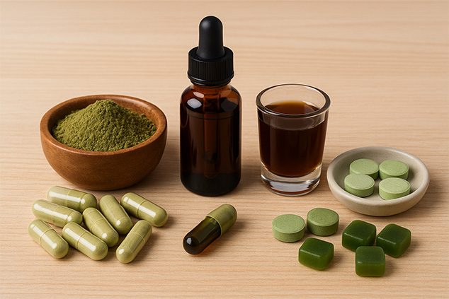 Different Forms of Kratom